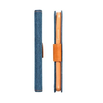 Kabura CANVAS Book do IPHONE 16 Plus granatowy
