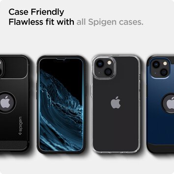 SZKŁO HARTOWANE SPIGEN GLAS.TR ”EZ FIT” 2-PACK IPHONE 13 MINI