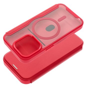 Kabura Smart Mag do IPHONE 15 PRO MAX kompatybilny z MagSafe czerwony