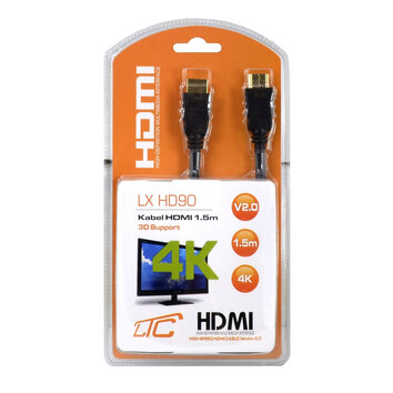 Kabel HDMI-HDMI (v2.0 | 4K | 1,5 m) czarny
