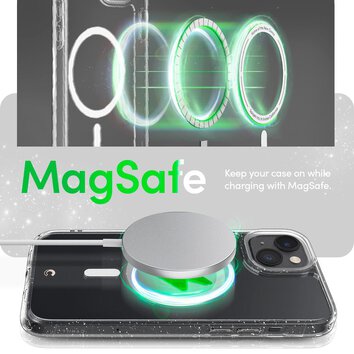 SPIGEN CYRILL SHINE MAG MAGSAFE IPHONE 14 PLUS / 15 PLUS GLITTER CLEAR