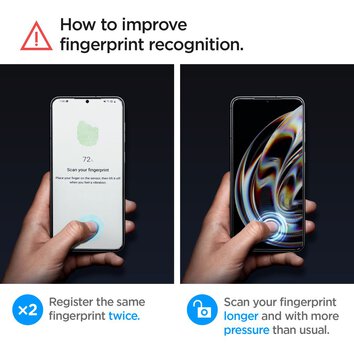 SZKŁO HARTOWANE SPIGEN GLAS.TR ”EZ FIT” 2-PACK GALAXY S23 CLEAR
