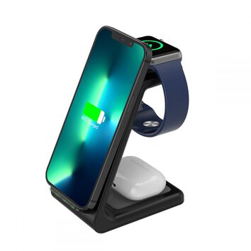 TECH-PROTECT A8 3IN1 WIRELESS CHARGER BLACK