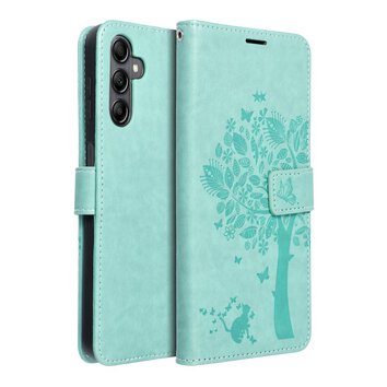 Kabura MEZZO Book do SAMSUNG A14 4G / A14 5G  drzewo zielony