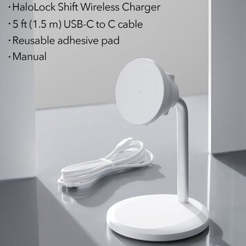 ESR HALOLOCK SHIFT MAGNETIC MAGSAFE WIRELESS CHARGER WHITE