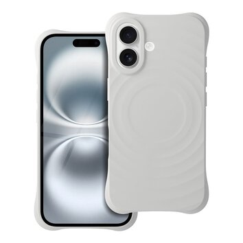 Silicone Zephyr Mag Cover kompatybilny z MagSafe do IPHONE 16 biały