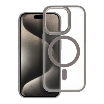 Futera Matte Mag Cover kompatybilny z MagSafe do IPHONE 15 PRO MAX tytanowy