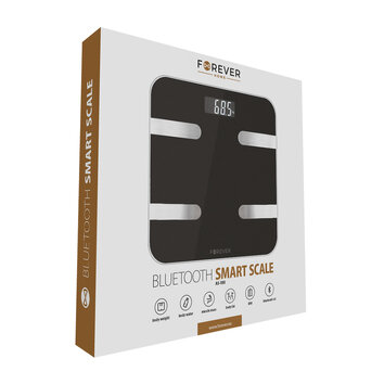 Forever waga analityczna Bluetooth AS-100 czarna