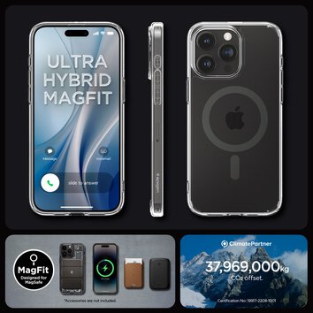 SPIGEN ULTRA HYBRID MAG MAGSAFE IPHONE 15 PRO MAX GRAPHITE