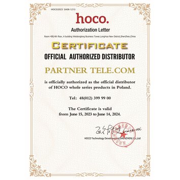 HOCO słuchawka bluetooth Gratified business E37 czarna