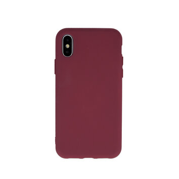Nakładka Silicon do Samsung Galaxy S21 FE burgundowa