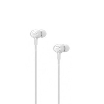 XO słuchawki przewodowe S6 jack 3,5mm dokanałowe białe
