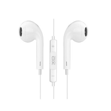 XO słuchawki przewodowe S8 jack 3,5mm douszne białe