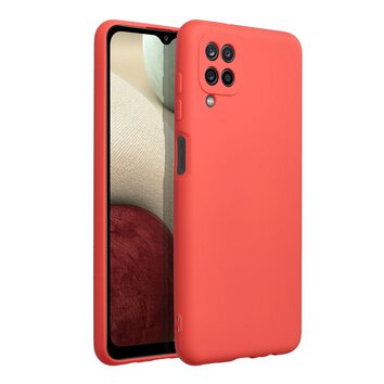 Futera SILICONE do SAMSUNG Galaxy A12 brzoskwiniowy