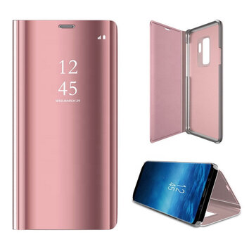 Etui Smart Clear View do Samsung Galaxy A52 4G / A52 5G / A52S 5G różowy