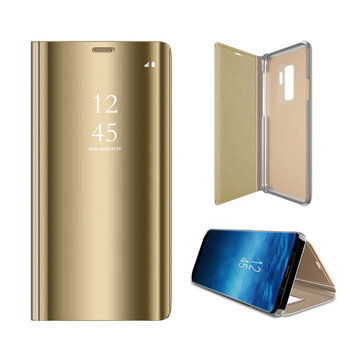 Etui Smart Clear View do Samsung Galaxy S22 złote