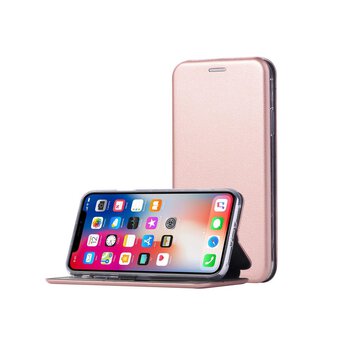 Etui Smart Diva do iPhone 15 6,1" różowo-złote