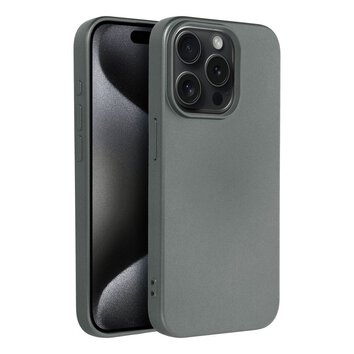 Futera METALLIC do IPHONE 15 PRO szary