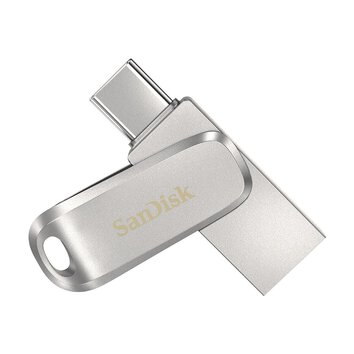 SanDisk pendrive 128GB USB-C Ultra Dual Drive Luxe 150 MB/s metalowy