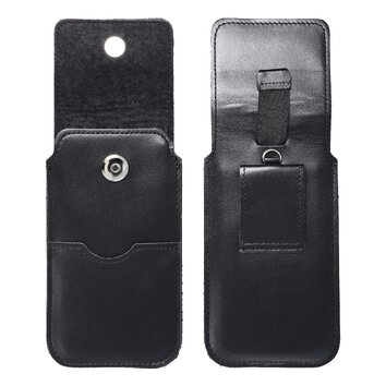 Skrzana uniwersalna wsuwka z klapk - ROYAL / czarny - Rozmiar 2XL - IPHONE 6 PLUS / SAMSUNG A52 / XIAOMI REDMI NOTE 10