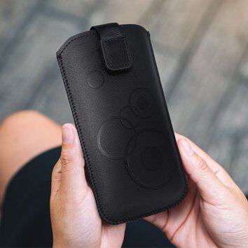 Futera Uniwersalny Deko - do Iphone X / XS / 11 Pro / Samsung A40/ S10e czarny