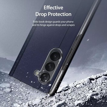 DUX DUCIS futera BRIL do SAMSUNG Z Fold5 5G niebieski