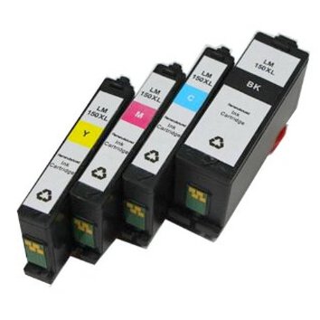 4 x Tusz do Lexmark 150 XL ZESTAW
