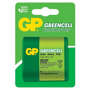 1 x bateria cynkowo-węglowa 3R12 4,5V GP GreenCell