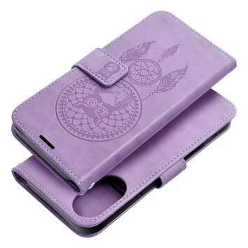 Kabura MEZZO Book do IPHONE 16 łapacz snów fioletowy
