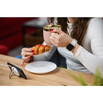 FORCELL F-DESIGN FA13 pasek / opaska do Apple Watch 38/40/41mm pomaraczowa
