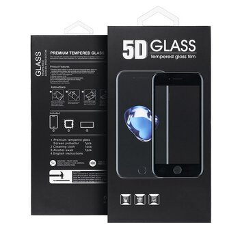 5D Full Glue Tempered Glass - do iPhone 13 Pro / 14 czarny