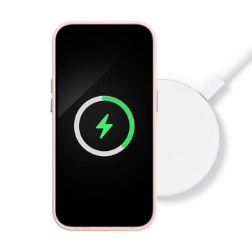 Leather Mag Cover kompatybilne z MagSafe do IPHONE 15 PRO rowy