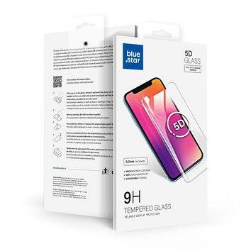 Szkło hartowane Blue Star 5D - do Samsung A51 (full glue/case friendly) - czarny