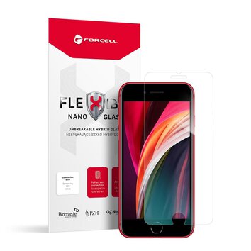 Forcell Flexible Nano Glass - szko hybrydowe do iPhone 7/8/SE 2020/21