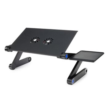 Podstawka pod laptop uniwerslna regulowana + chłodzenie YL-803 czarna