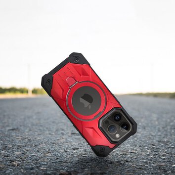 Futera Armor Mag Cover kompatybilny z MagSafe do IPHONE 15 czerwony