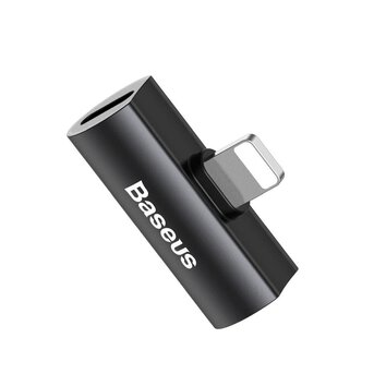BASEUS adapter 2w1 Lightning do 2 x Lightning CAL46-01 czarny