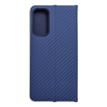 Kabura LUNA Book Carbon do SAMSUNG A15 4G / A15 5G niebieski