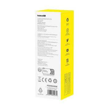 BASEUS zegarek elektroniczny magnetyczny (odlicznik) Heyo czarny L60448003111-00