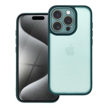 Futera VARIETE do IPHONE 15 Pro ciemnozielony