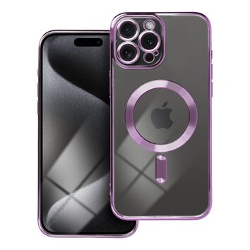 Futera Electro Mag Cover kompatybilny z MagSafe do IPHONE 15 PRO MAX fioletowy