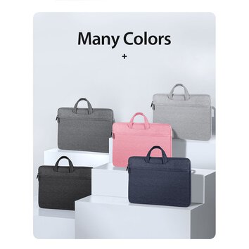 DUX DUCIS torba LBTC na laptop 15.5-16" Horizontal Handbag ciemno szary