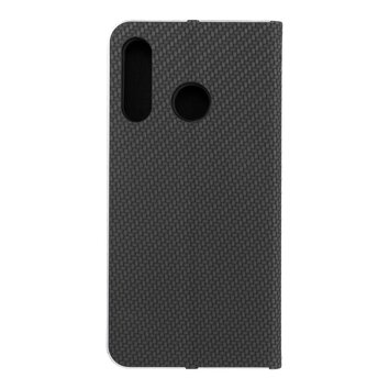 Kabura LUNA Book Carbon do HUAWEI P30 Lite czarny
