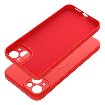 Futera Silicone Mag Cover kompatybilny z MagSafe do IPHONE 14 PLUS czerwony