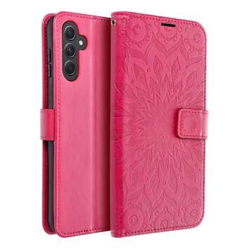 Kabura MEZZO Book do SAMSUNG A14 4G / A14 5G  mandala magenta