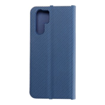 Kabura LUNA Book Carbon do HUAWEI P30 Pro niebieski
