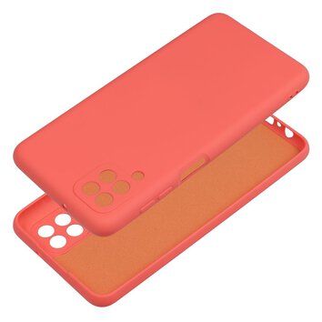 Futera SILICONE do SAMSUNG Galaxy A12 brzoskwiniowy