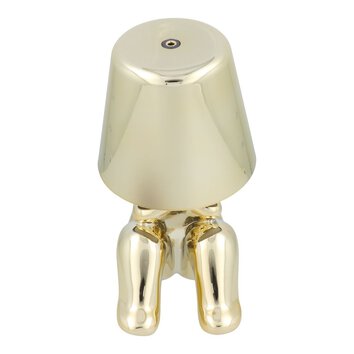 Lampka nocna GOLD MAN Art Deco siedzcy (wzr 4) MLTL