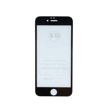 Szkło hartowane 5D do iPhone 15 Plus 6,7 czarna ramka
