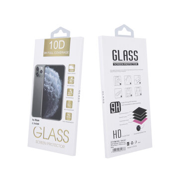 Szkło hartowane 10D do Huawei Honor X8 5G / Honor X6 / Honor 70 Lite czarna ramka